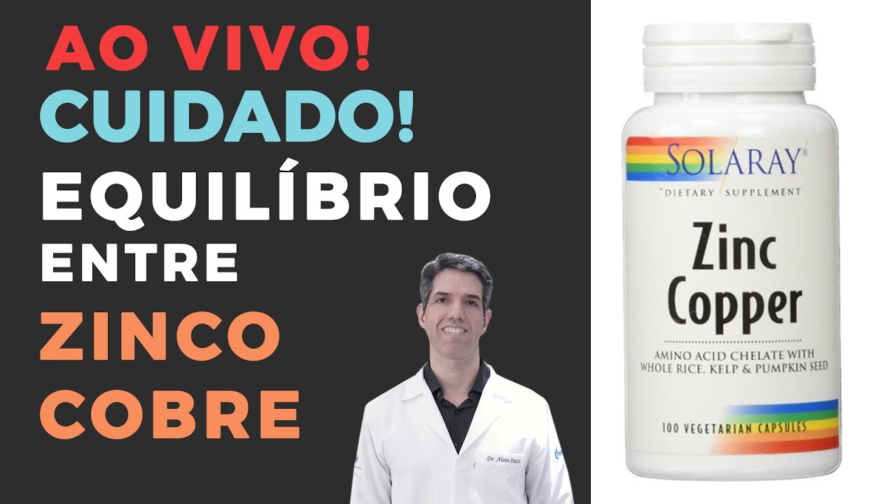 Watch Now Zinco e cobre - Como equilibrar  Zinco e cobre - Como equilibrar
