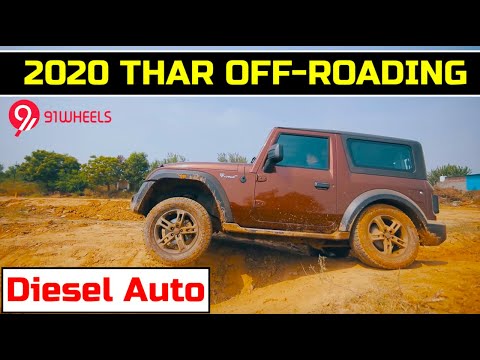 2020 Mahindra Thar Off Roading in Diesel Automatic || See what it can do in stock form off the road