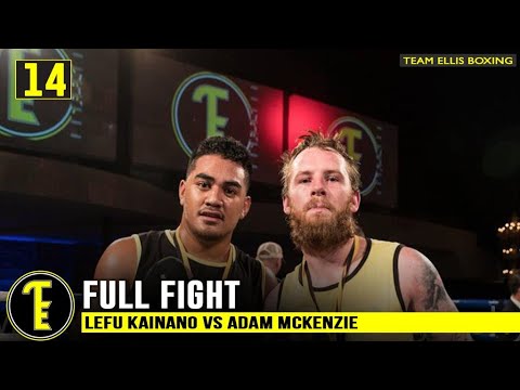 P2C TOP 25 FIGHTS #14 BOXING BRILLIANCE! LEFU KAINANO VS ADAM MCKENZIE - FULL FIGHT!