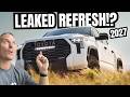 Toyota Just LEAKED That A 2027 Tundra Refresh Is Coming!