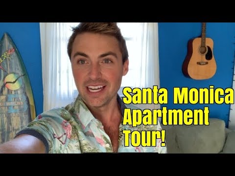 Santa Monica California Apartment Tour - WITH 2 SPECIAL GUESTS!