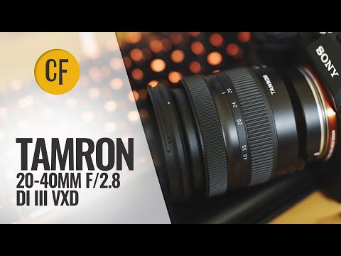 Tamron 20-40mm F2.8 Di III VXD Standard Zoom Lens for Sony E Full-Frame Mirrorless Cameras, Fast Constant Aperture + 64GB Memory Card + Lens Filter Kit + Flexible Tripod + Card Reader (8pc Bundle) video review thumbnail