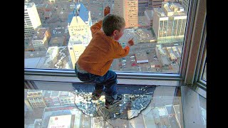 The glass wasn’t strong enough.. video