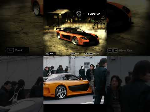 Fast and Furious Cast Meets NFS Most Wanted #shorts #gaming #cars #nfsmostwanted #fastandfurious