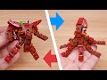 Micro LEGO brick Octopus transformer mech - Red Shadow
