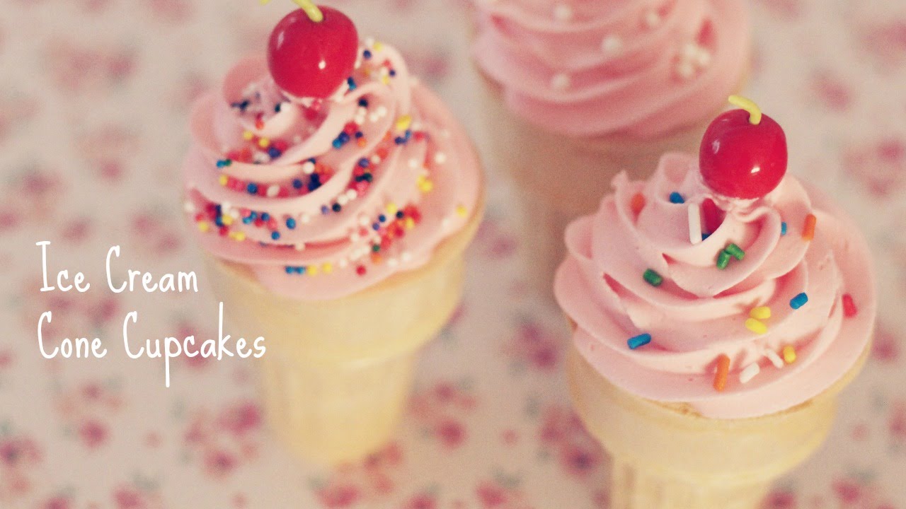Ice Cream Cone Cupcakes