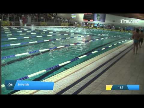 Serie 10 dei 50 Farfalla  Assoluti Maschi Master - Campionati Regionali Master 2015 VENETO e FRIULI