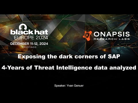 Exposing the dark corners of SAP: 4-Years of Threat Intelligence data analyzed