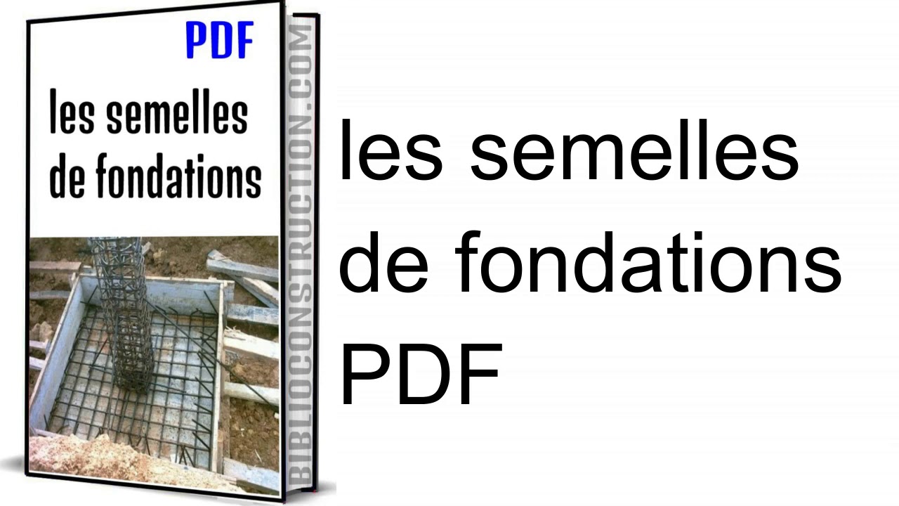 Les semelles de fondations PDF