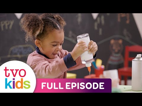 CURIOUS CRAFTING – Puffy Paint Cupcake – Full Episode - Kingdom Kids Zone, Little Learners - TVOkids Preschool