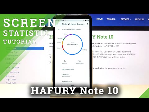 How to Check Total Screen Time on HAFURY Note 10 – Display Time Statistics