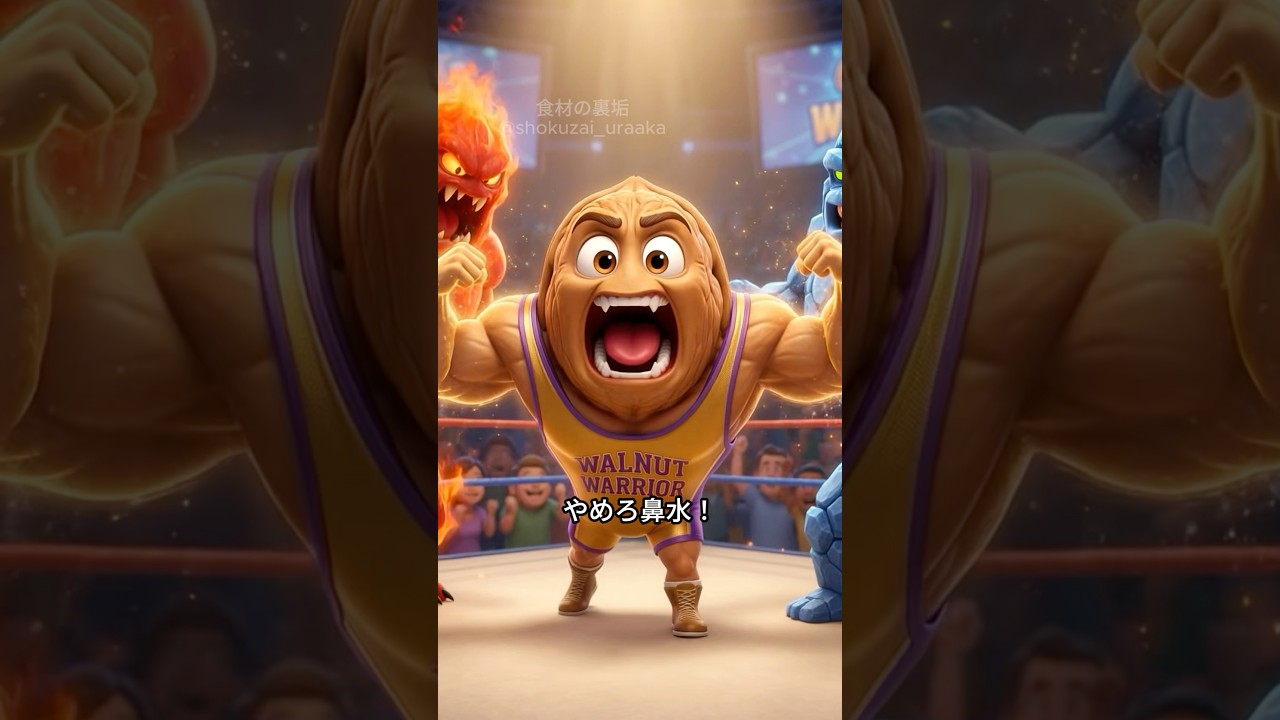 「おい、口ポカーンと開けて動画見てんじゃねぇよ。」#花粉症#鼻詰まり#食材#豆知識