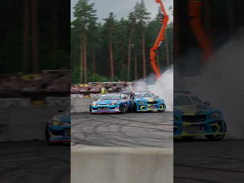 Kevin Pesur x James Deane crash - Drift King Of Riga 2024 - Drift Masters Round 4