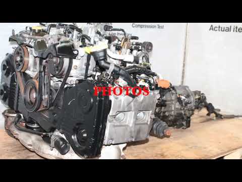 02-05 JDM EJ205 2.0L DOHC TURBO MOTOR MANUAL TY755VB2AA TRANSMISSION: video still