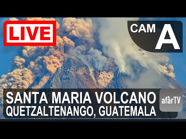 グアテマラ サンタ・マリア火山（サンティアギート溶岩ドーム複合体）