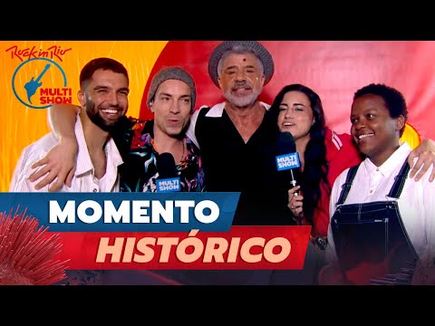 Day e Di Ferrero ENTREVISTA Lulu Santos, Silva e Priscila Tossan logo após SHOWZAÇO no Rock in Rio!