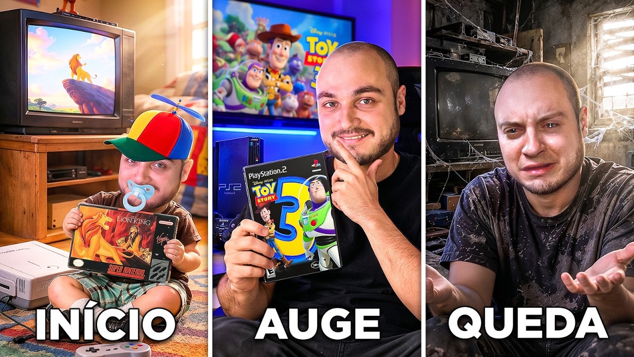O que aconteceu com os jogos BONS de DESENHOS ANIMADOS?