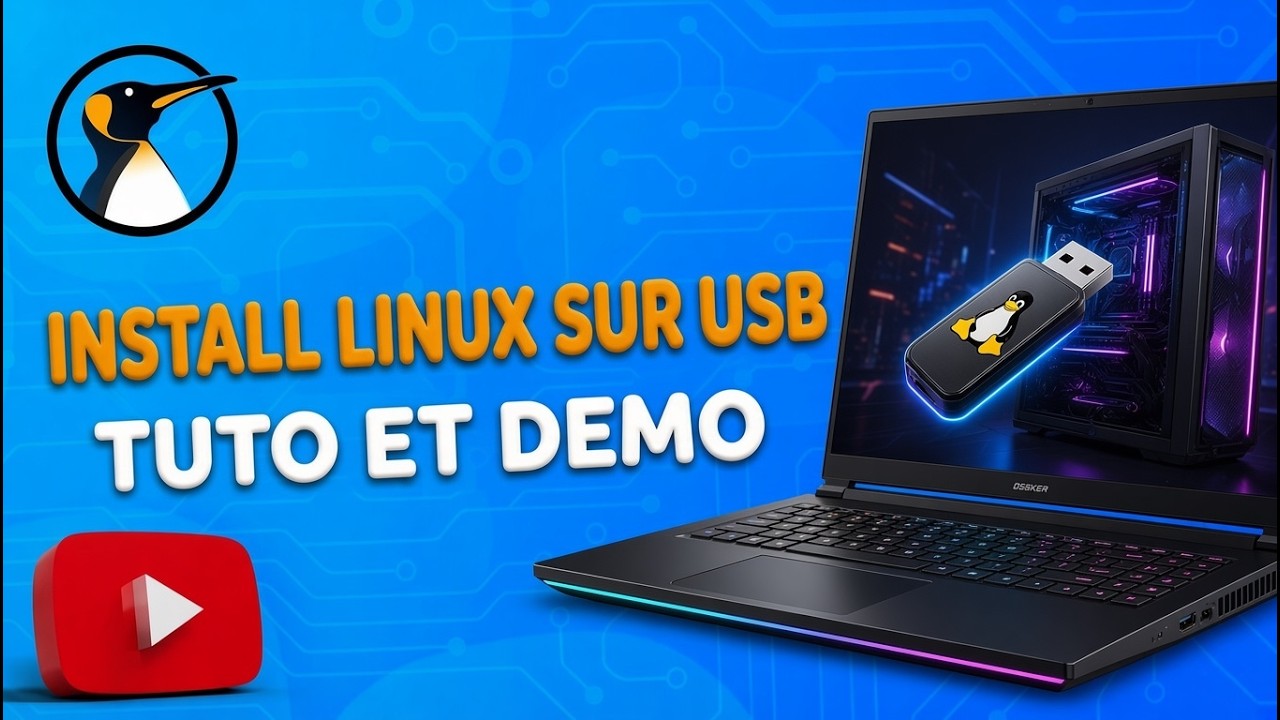TUTO : INSTALLER LINUX SUR DISQUE USB (Ubuntu ZorinOS Mint Fedora)