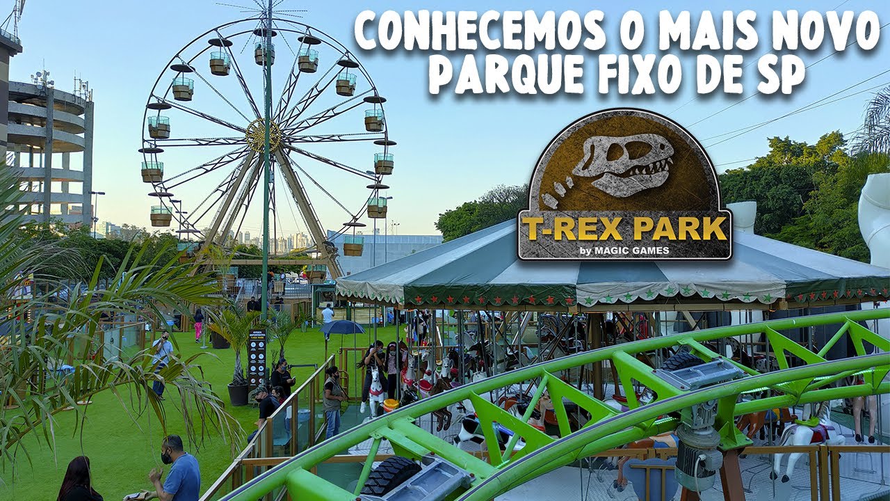 T-Rex Park, mais novo PARQUE FIXO de São Paulo, é inaugurado no SHOPPING D!