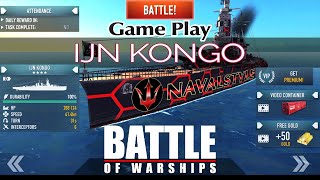 [Battle of Warships] IJN KONGO 6kills