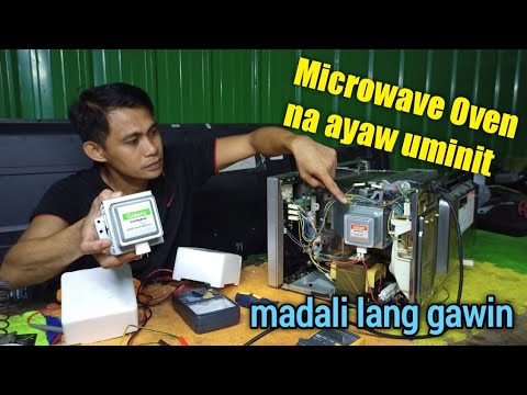 HOW TO REPAIR MICROWAVE OVEN | NOT HEATING | AMERICAN HOME