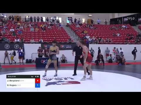 70 Kg Rnd Of 64 - Jakob Bergeland, Gopher Wrestling Club - RTC Vs Brock Rogers, Central Valley RTC
