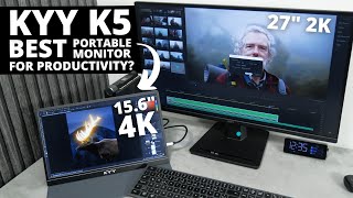 KYY K5 REVIEW: The 4K Portable Monitor You Need for Your Workplace!