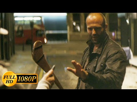 Jason Statham beat up car robbers / Blitz (2011)