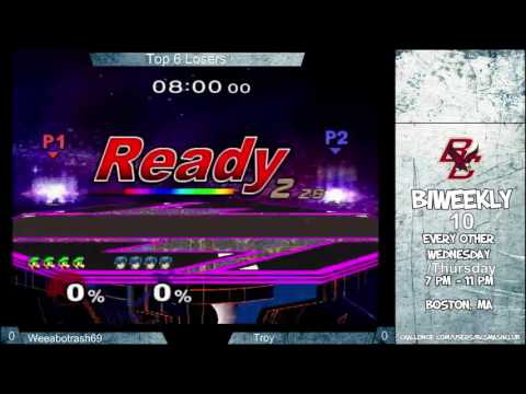 BC Biweekly 10: Loser's Quarters - Troy (Marth/Falco) vs. weeabootrash69 (Luigi)