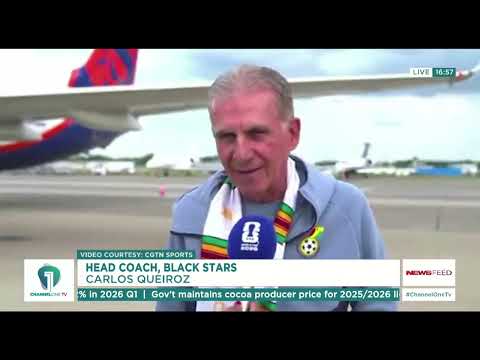 Carlos Queiroz Praises Black Stars Players After Arrival in Rhode Island