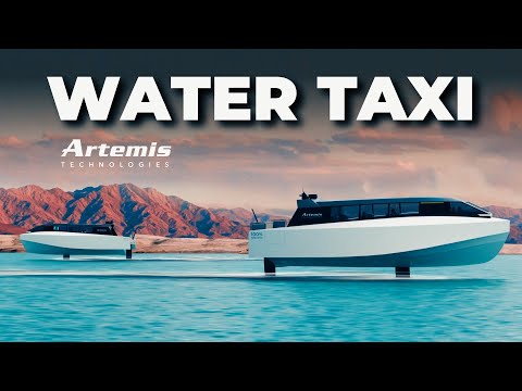 This Electric Hydrofoil Water Taxi Combines Luxury with Ease of Travel