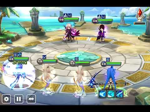 Summoners War (Arena).  Dark Vampire and Vampire Lord vs 2 Beth’s and 2 Molly’s