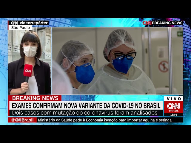São Paulo identifica dois casos da variante inglesa do coronavírus no Brasil