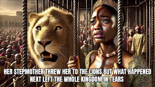Her Stepmother Threw Her to the Lions—But What Happened Next Left the Whole Kingdom in Tears! #tales