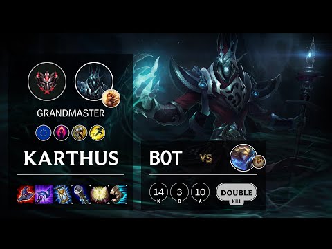 Karthus Bot vs Ezreal - EUW Grandmaster Patch 10.21