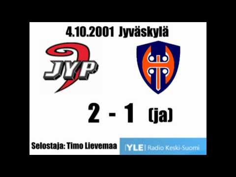 Maalikooste 4.10.2001 JYP - Tappara 2-1 (ja)