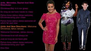 Welcome Christmas Glee Lyrics