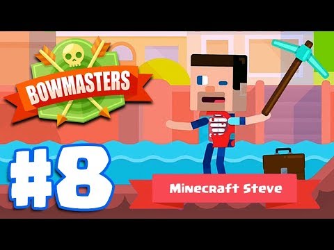 EPIC MINECRAFT DIGGER UNLOCKS | Bowmasters MULTIPLAYER