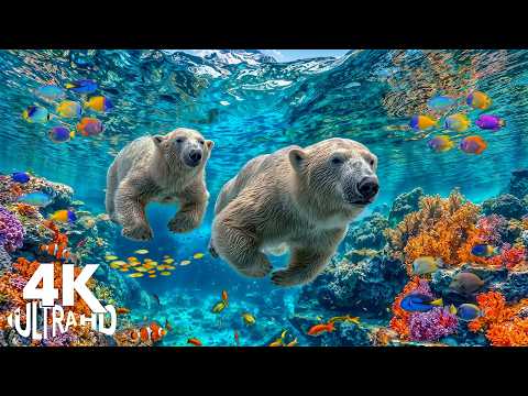 Dive Into the Mesmerizing Underwater Realm 🐳 Marvel at Sea Creatures in Stunning 4K