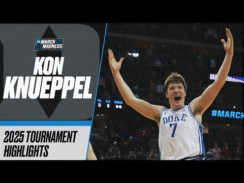 Kon Knueppel 2025 NCAA tournament highlights