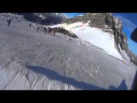 Hitting a Jump in Folgarida, Italy