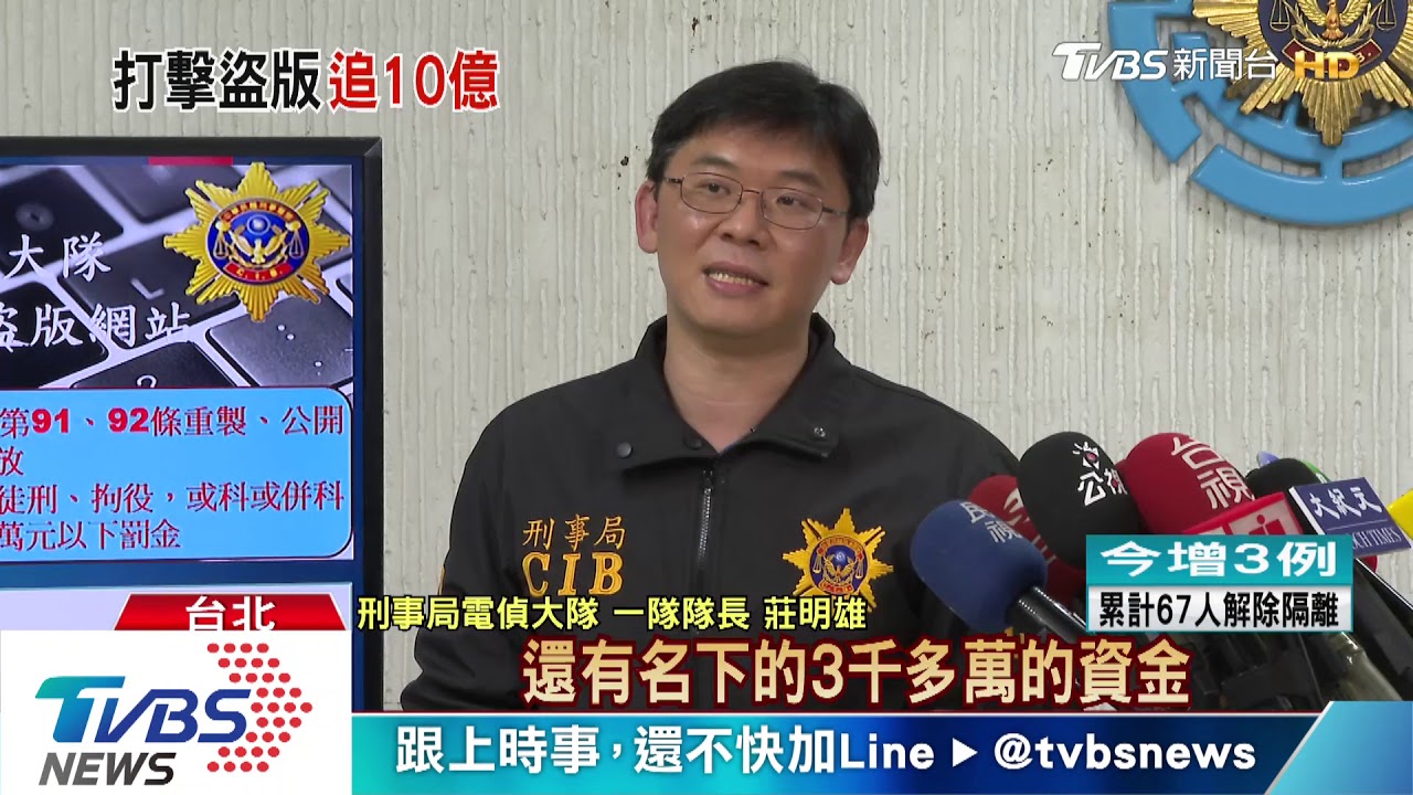 盜版侵權10億!警抄楓林網 逮2台大碩士