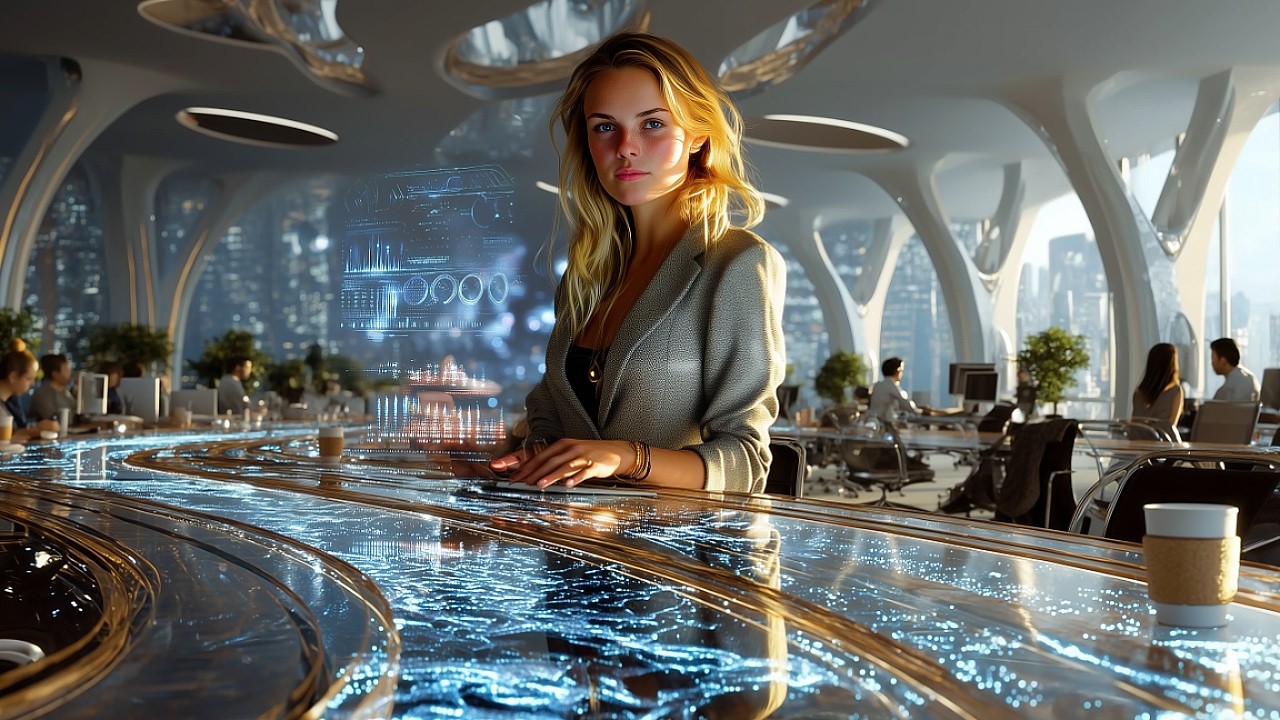 1 Hour of Futuristic Utopia Cityscapes (4K) | Relaxing Sci-Fi Scenery + Ambient Music