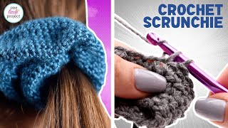 Easy Crochet Scrunchie | FREE Crochet Scrunchie Pattern