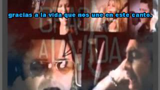 KARAOKE GRACIAS A LA VIDA VOCES UNIDAS POR CHILE)