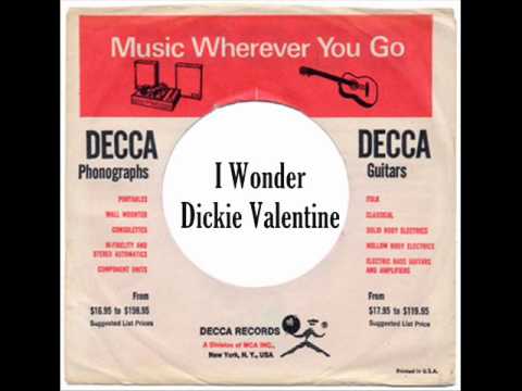 Dickie Valentine - I Wonder ( 1955 )