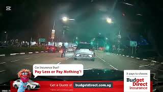 Driver of #SHC6163M turning left on go straight only lane (13/11/25)