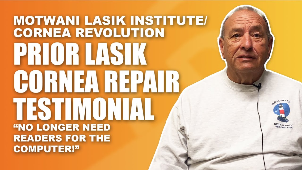 Rick's Road to Recovery after repairing an old LASIK correction.