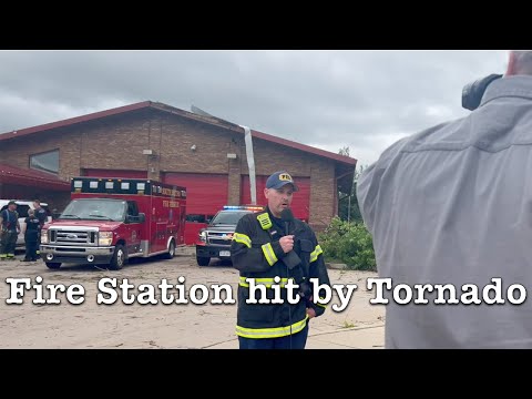 Fire Station Hit By Tornado - July 2023 PIO Vlog