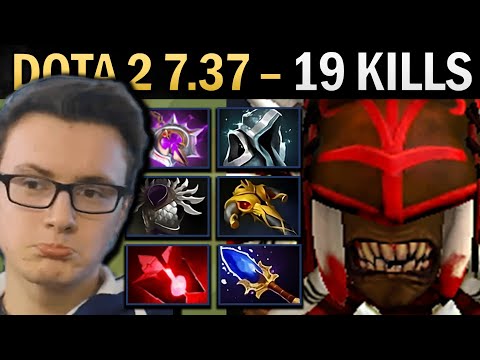 Bloodseeker Dota 2 7.37 Miracle with 19 Kills and Nullifier - TI13